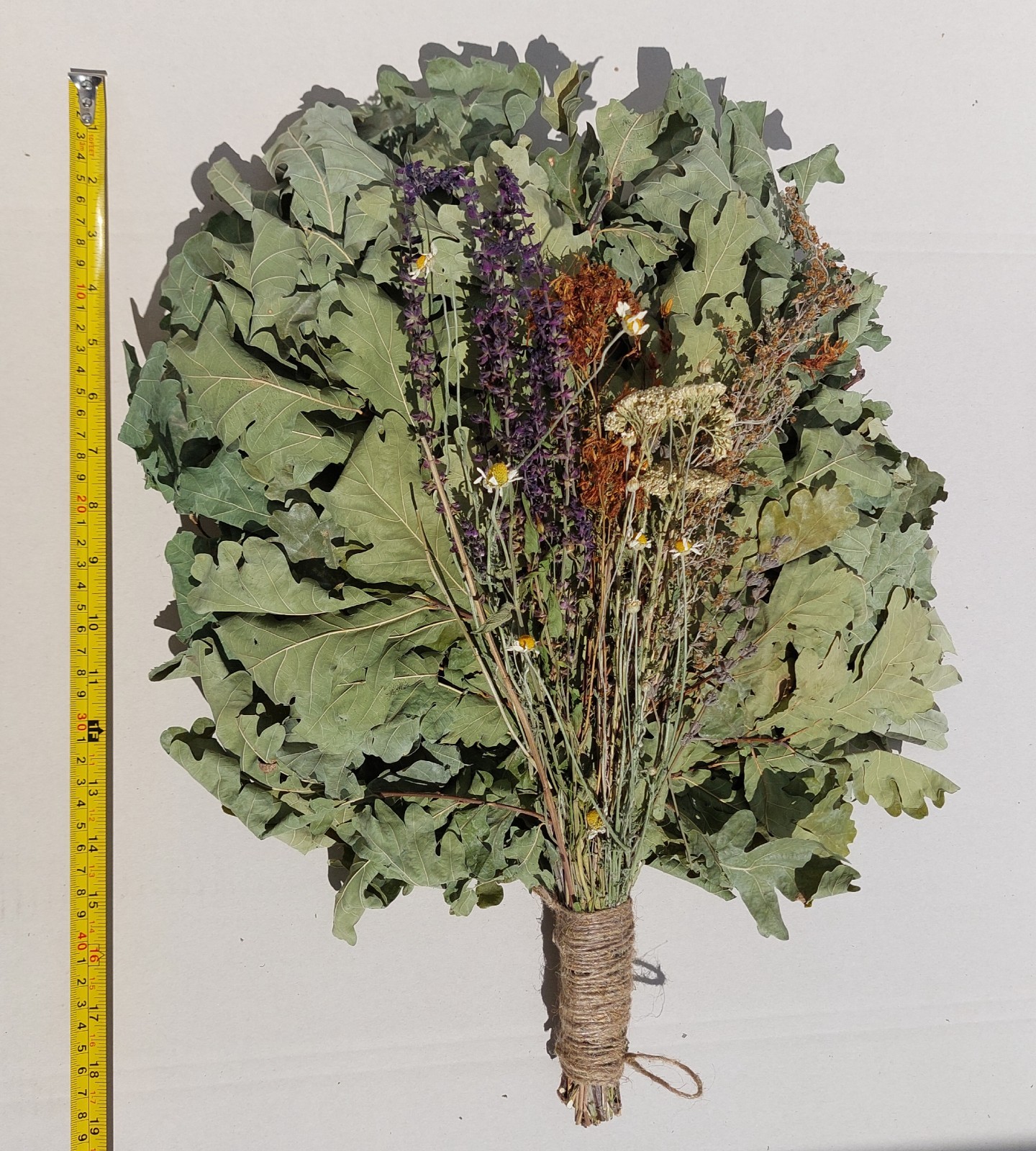 18st Oak brooms+herbs sauna banya venik whisks Eiche eco 2025 Ukrainian free shi