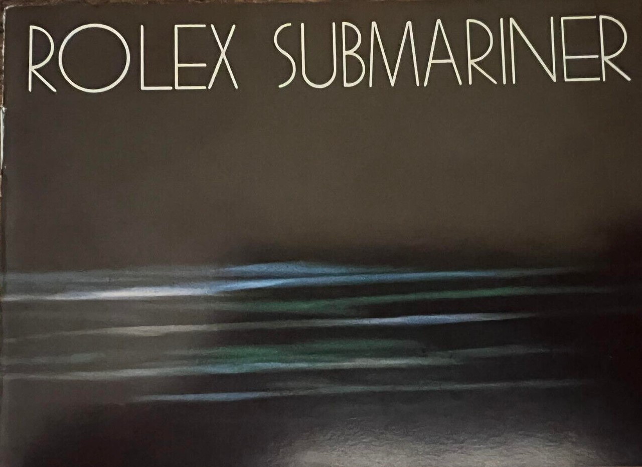 Rolex Submariner manual booklet english No 594.26 USA-40-8.1982 rare item