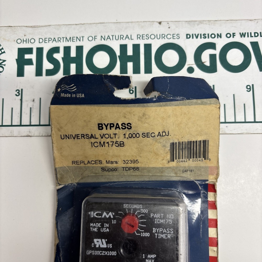 ICM 175B / SUPCO TDP68 BYPASS TIMER: DELAY ON MAKE MARS 32395