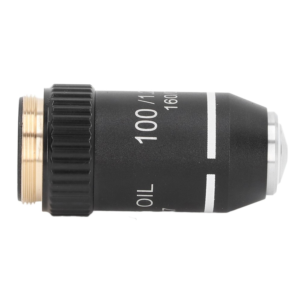Microscope Objective Lens Replacement 100X Magnification High Power Lens New