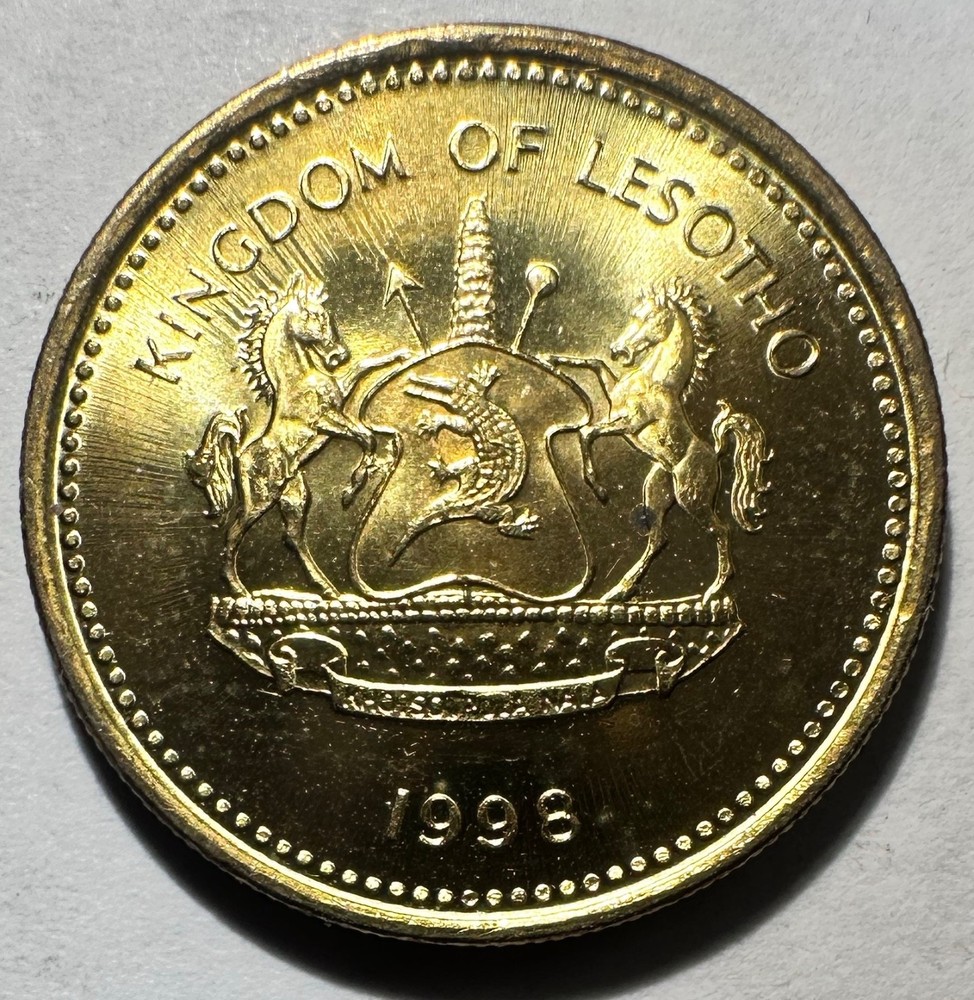 1998 Lesotho 50 Lisente, UNC/BU