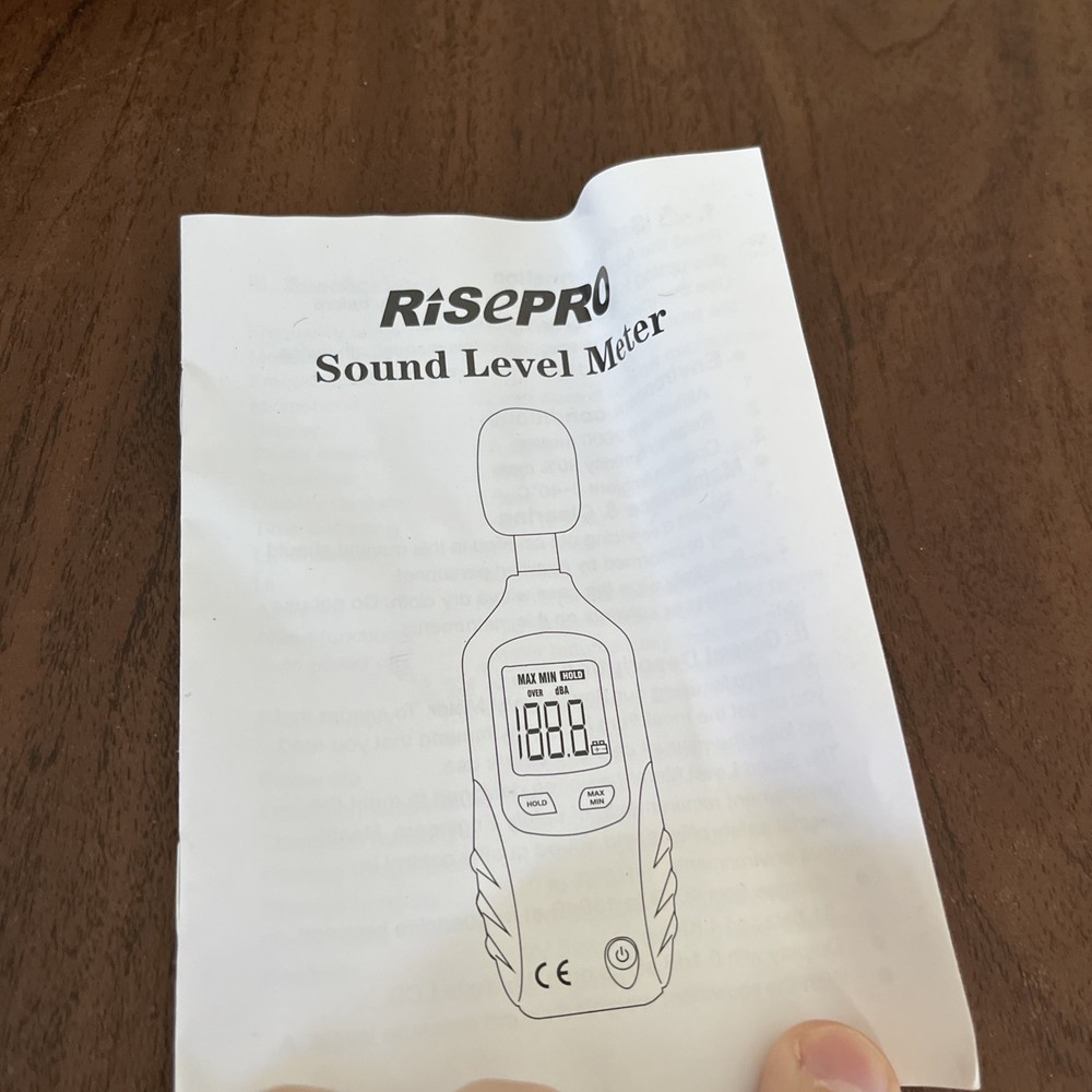 risepro sound level meter