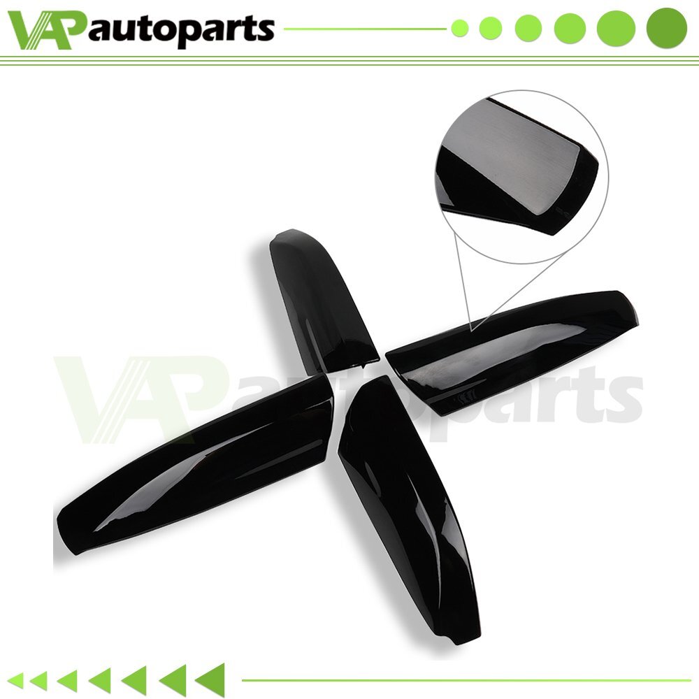 For 2008-2013 Toyota Highlander Set Roof Rack Rails Cover End Shell Replace