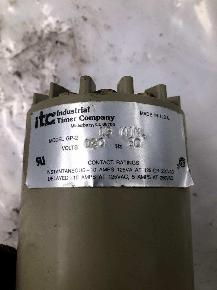 ITC GP-2 Industrial Timer 15min. 120V 60Hz