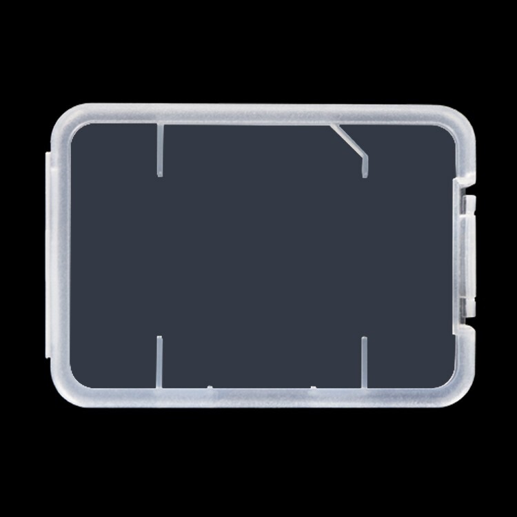 5pcs Clear Plastic Memory Card Case Holder For SD SDHC Micro SD Adapter