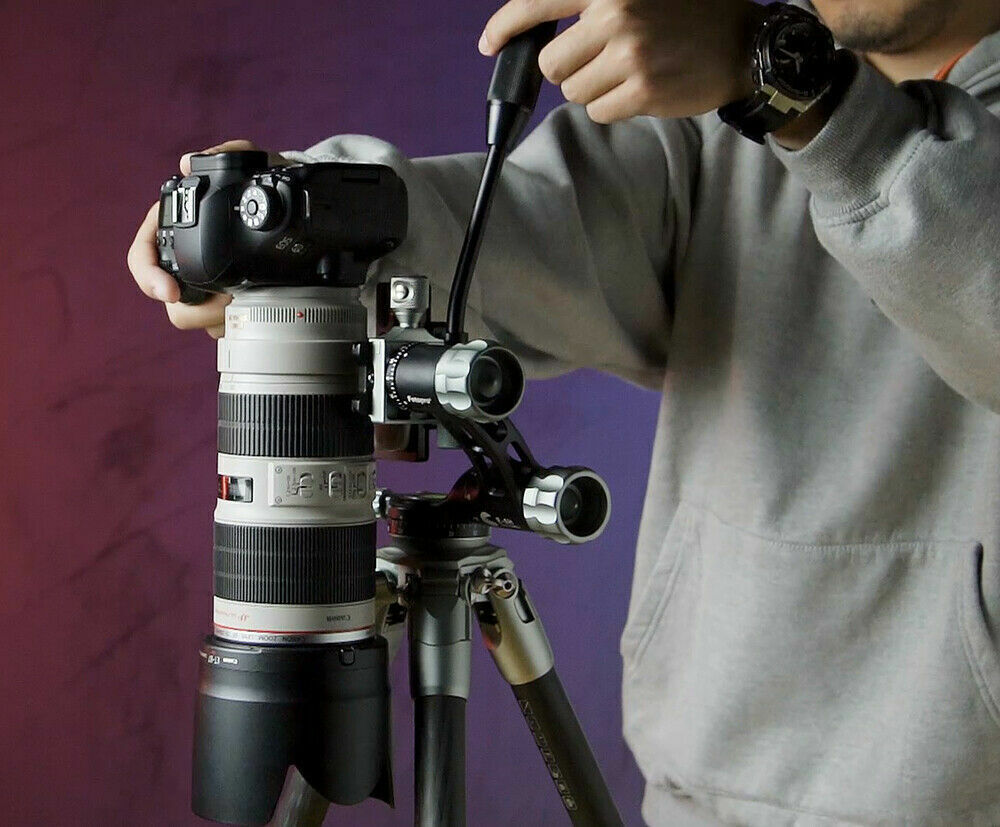 Open Fotopro E-6H Eagle Series Gimbal Head for tripod