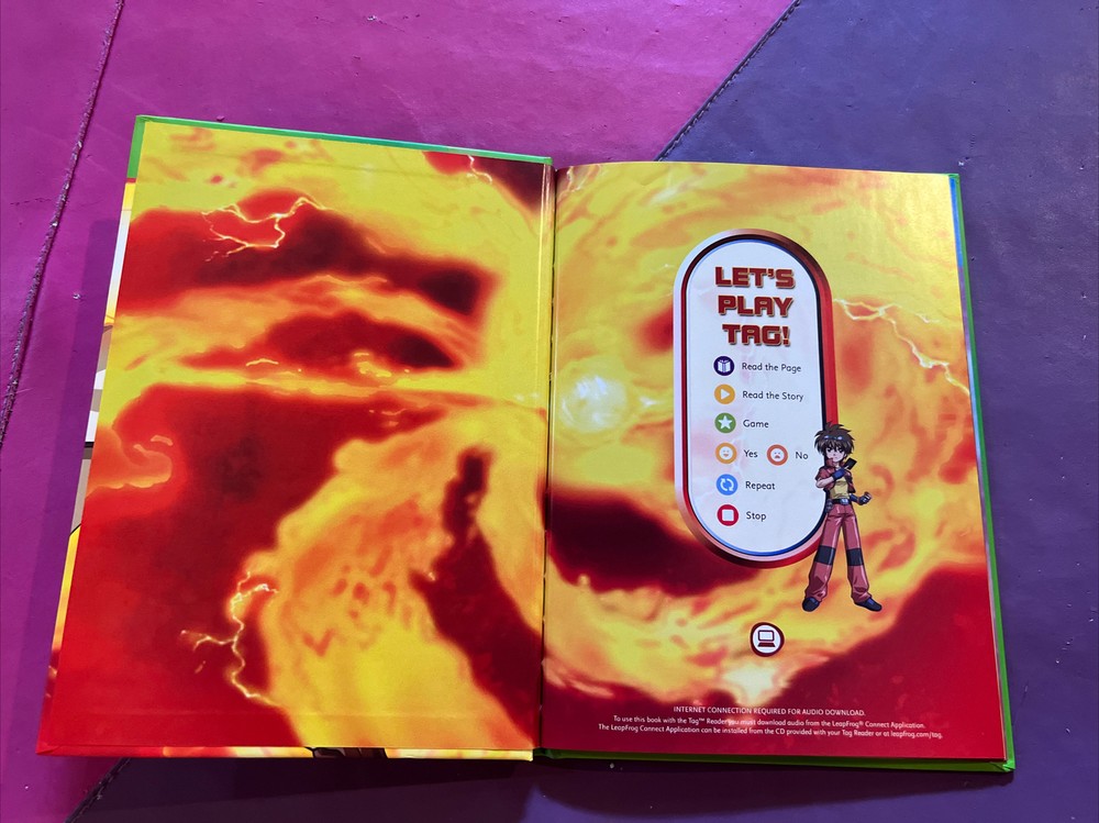 LeapFrog Tag book — BAKUGAN: FINDING DRAGO