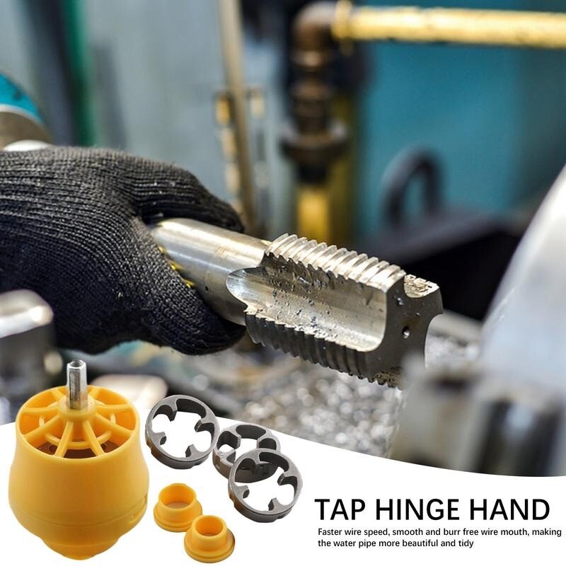 PVC Thread Maker Tool 1/2 Inch 3/4 Inch 1 Inch Pipe Threader Set for DIY Project