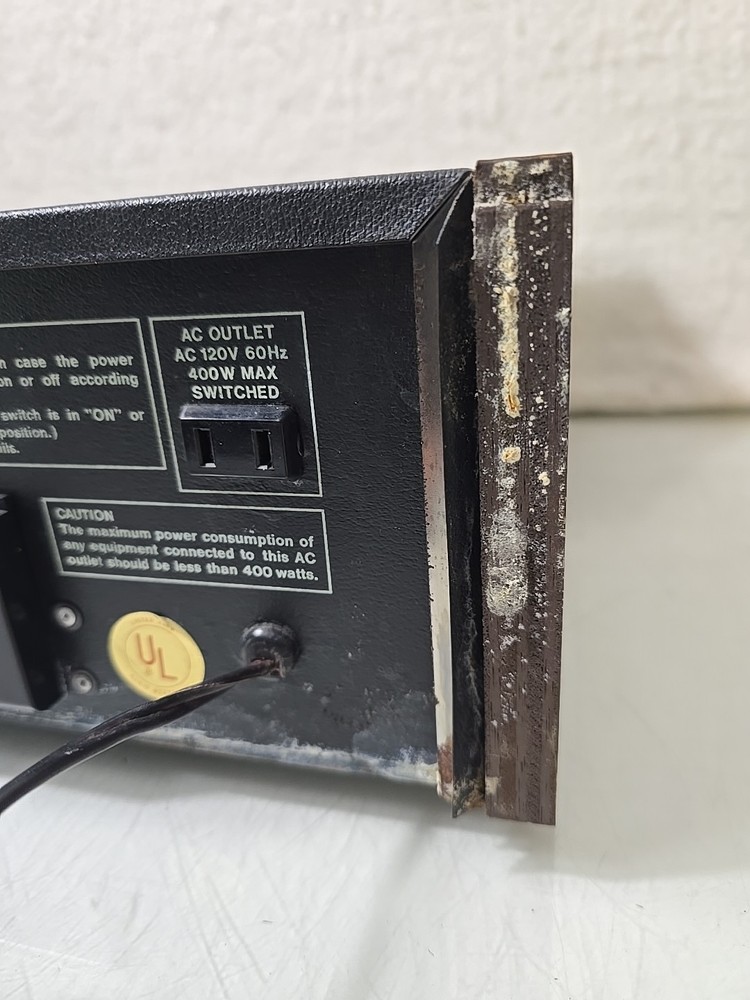 SHARP RT-3388A COMPUTER CONTROLLED CASSETTE DECK PLAYER, NOT WORKING FOR REPAIR