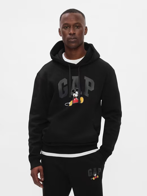Mickey Mouse Relaxed Logo Hoodie