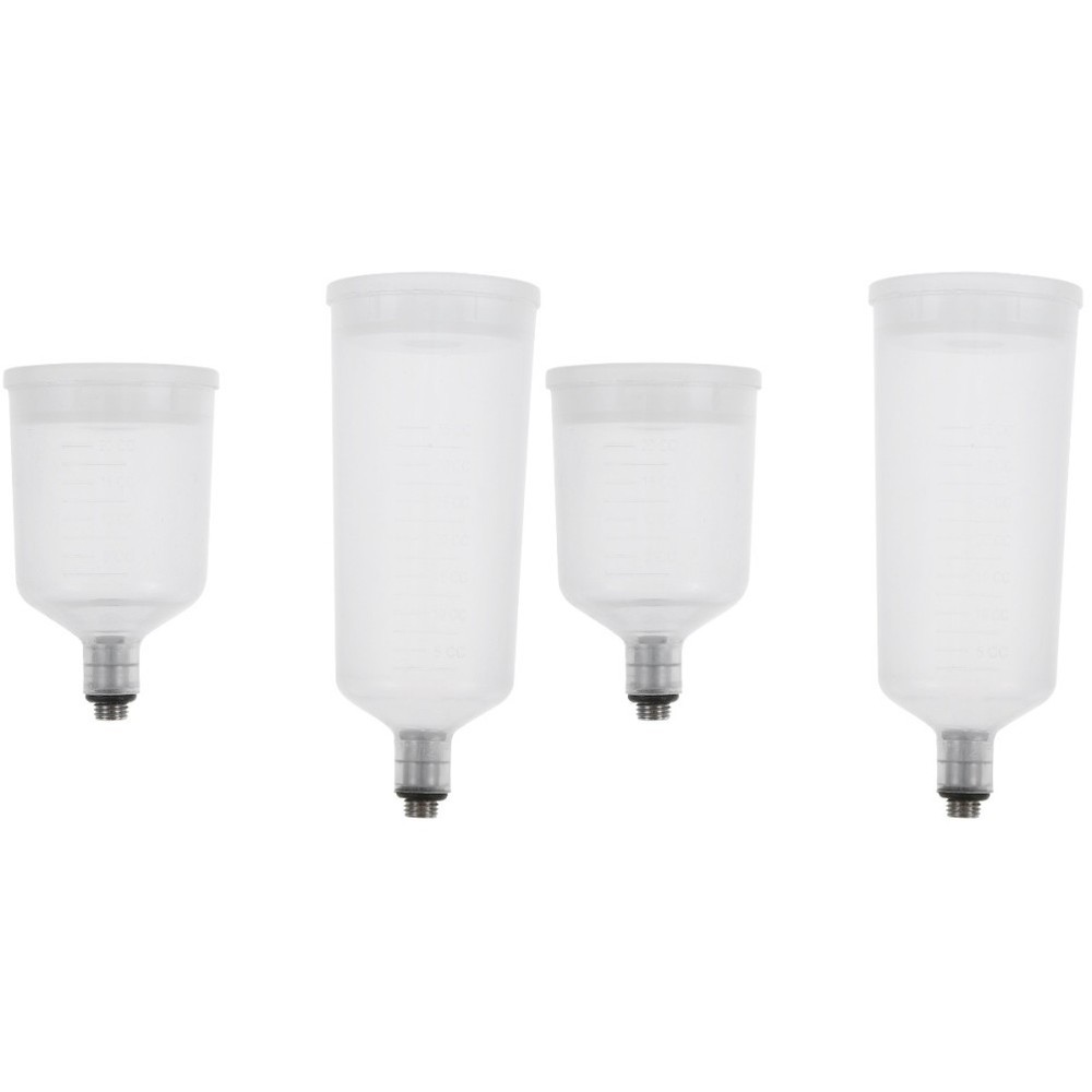Set of 2 Split-type Airbrush Paint Cup Refillable Pot Replaceable