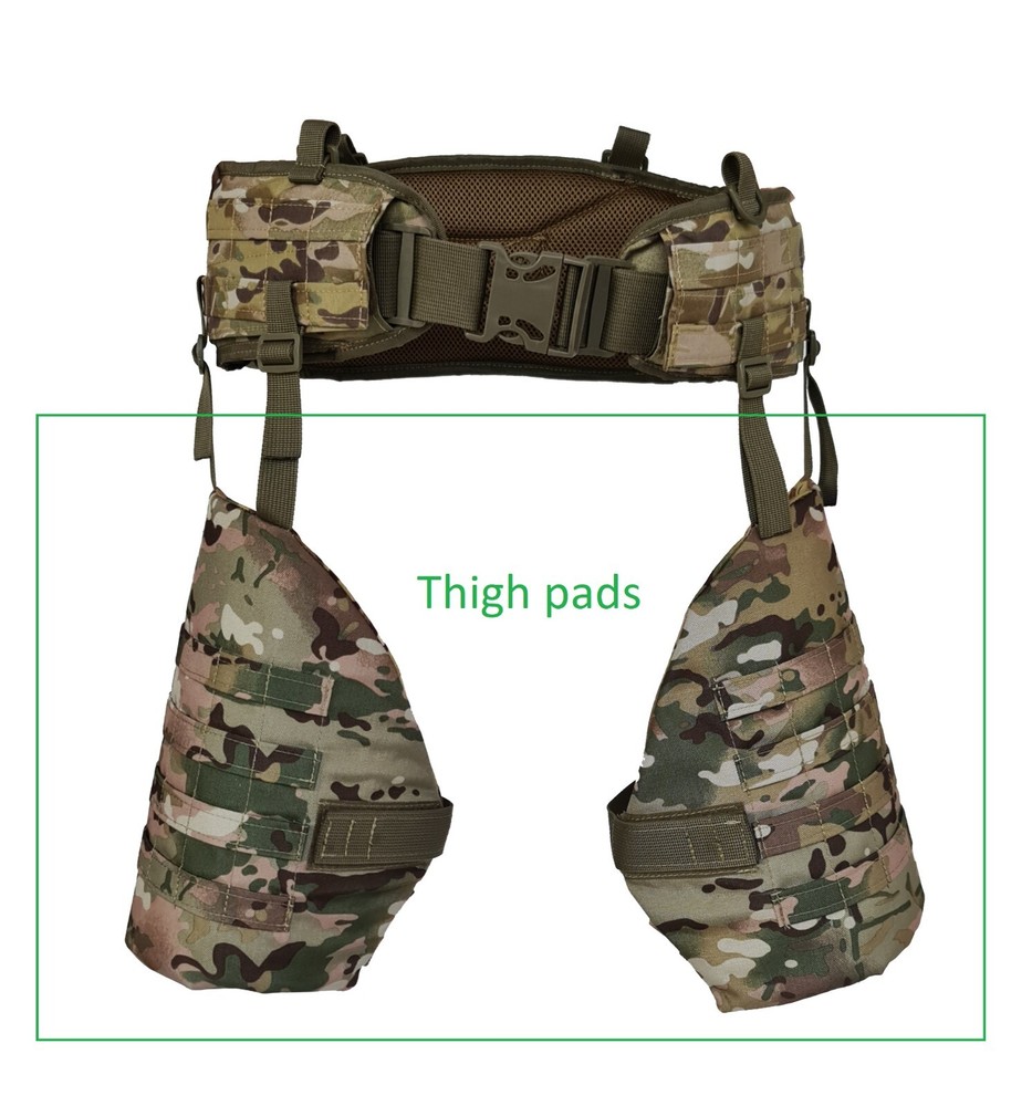 Tactical Leg Rig Multicam CP Medium Thigh Platform Set Empty Chassis Kinetic