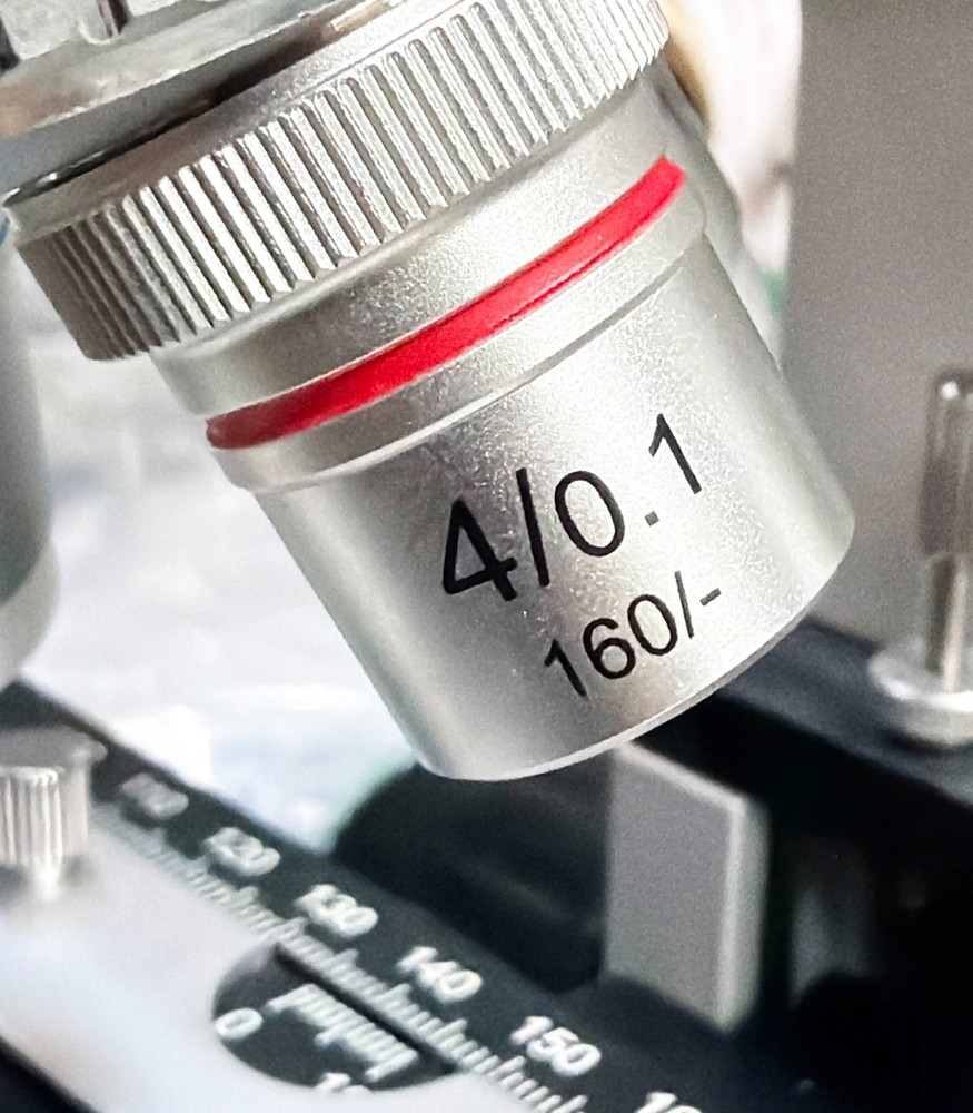 Walter Binocular Compound Microscope 40X-1000X Oil 4 objectives Tested