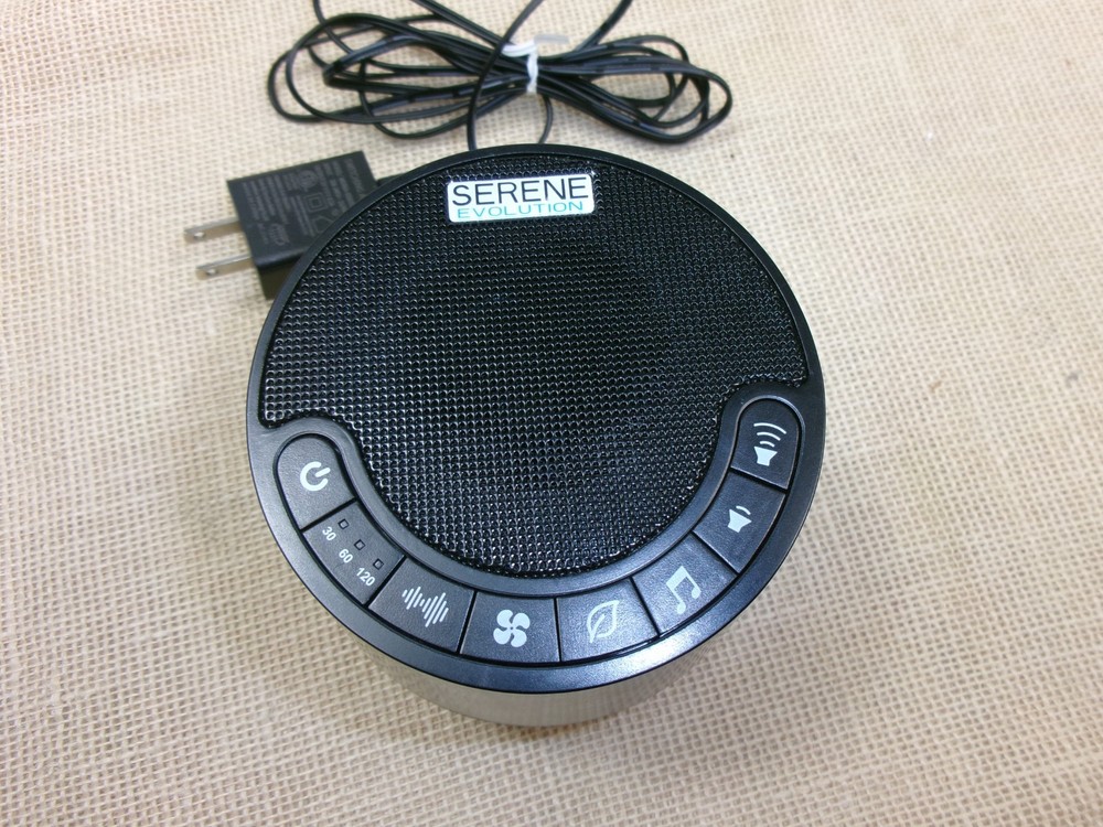 Serene Evolution White Noise Machine with 60 Soothing Sound Machine TESTED WORK