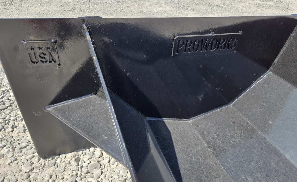 PROWorks Tree Spade / Stump Bucket Fits Skid Steer Quick Attach