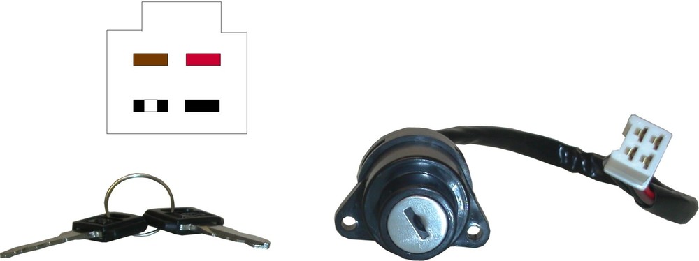 IGNITION SWITCH 4WIRE YAMAHA RD50 1977-87