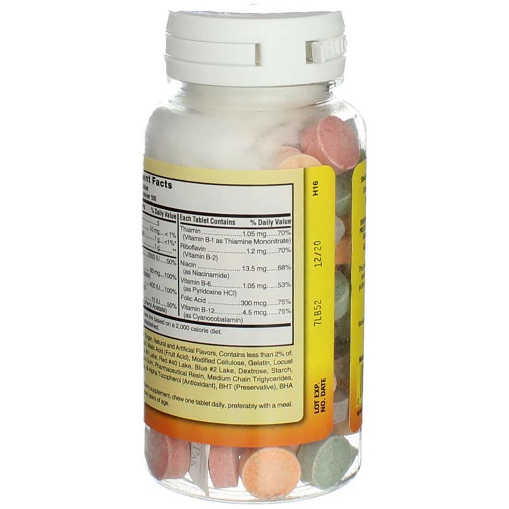 Nature's Blend Multivitamin Chewable Tablets, Assorted Flavors, 100 Ct