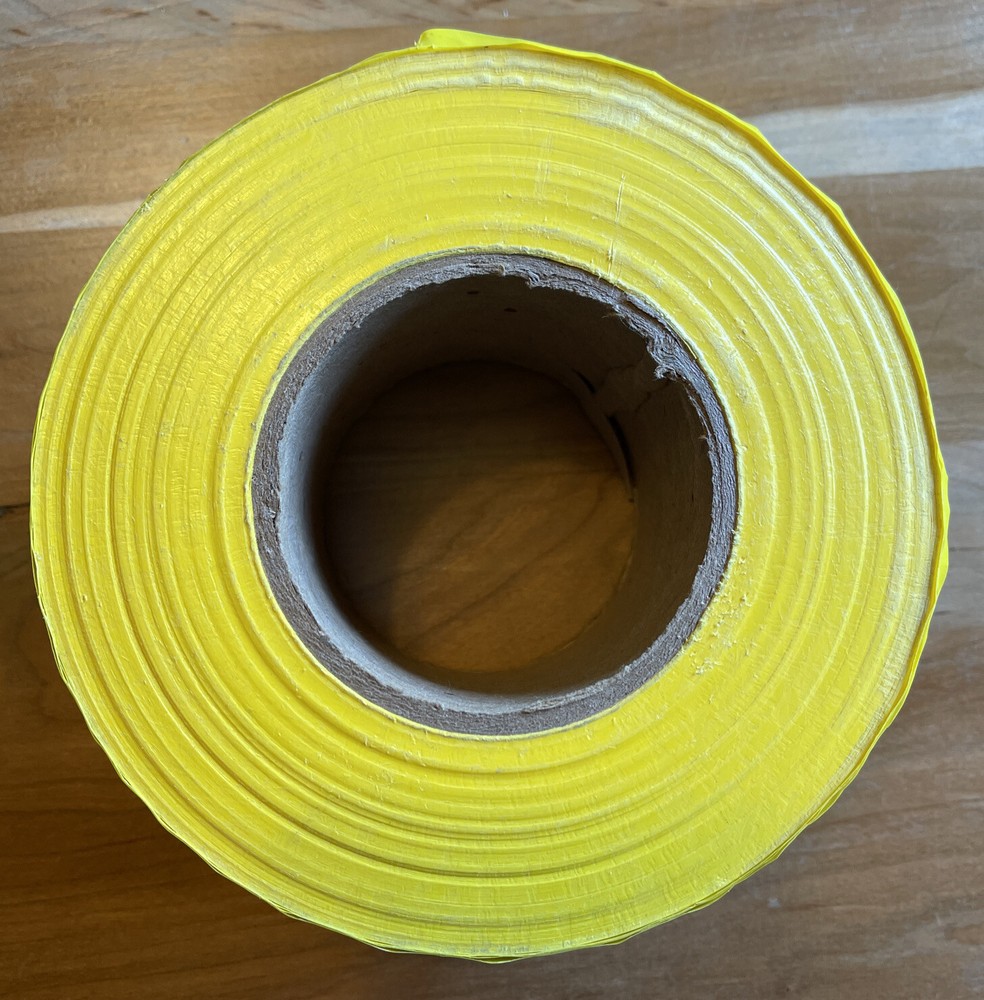 CAUTION TAPE Yellow & Black Safety