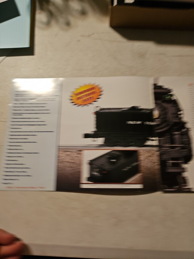 LIONEL 2003- NY CENTRAL L-2a MOHAWK Sales Brochure