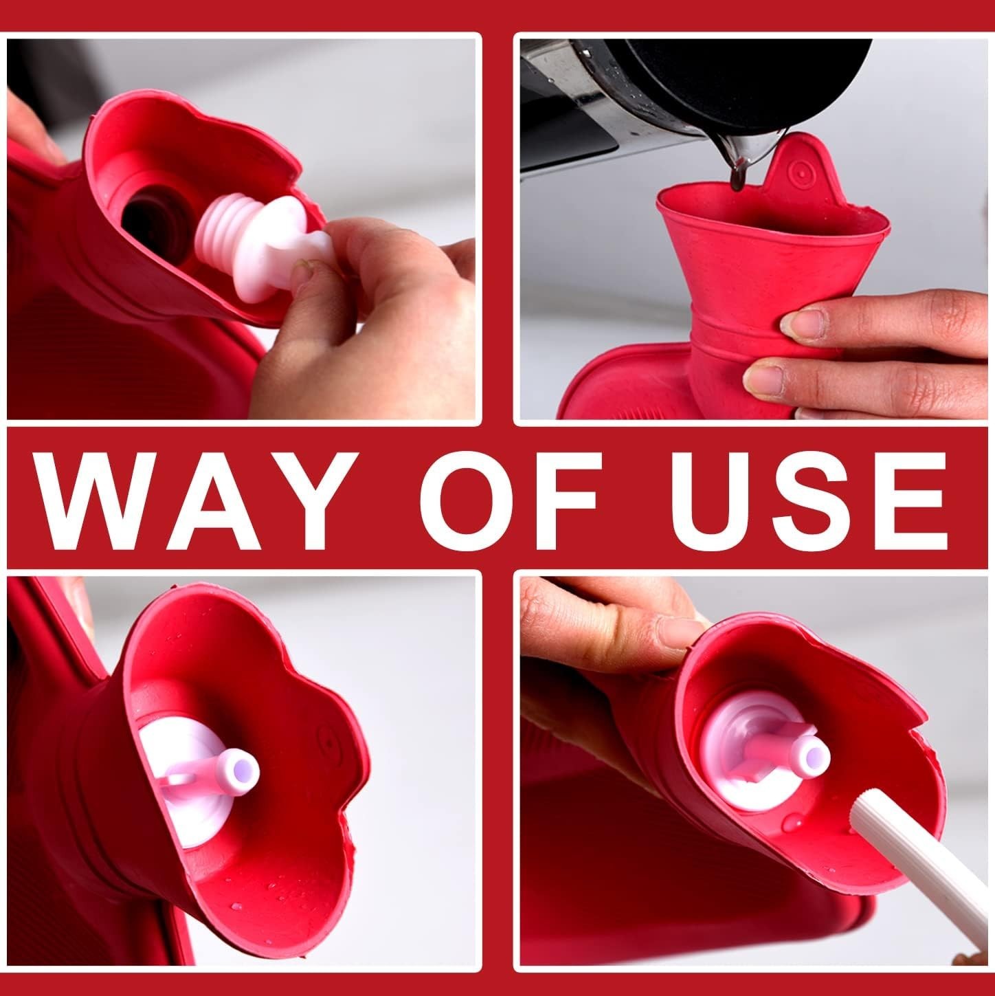 2L Home Enema Bag Kit with 2 Tips, 60 Inch Silicone Hose, Controlable Flow Valve