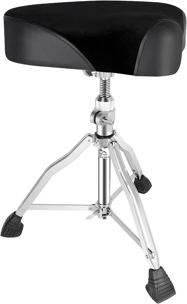 Drum Throne Drum Seat Height Adjustable,Rotatable Padded Drum Stools Motorcycle
