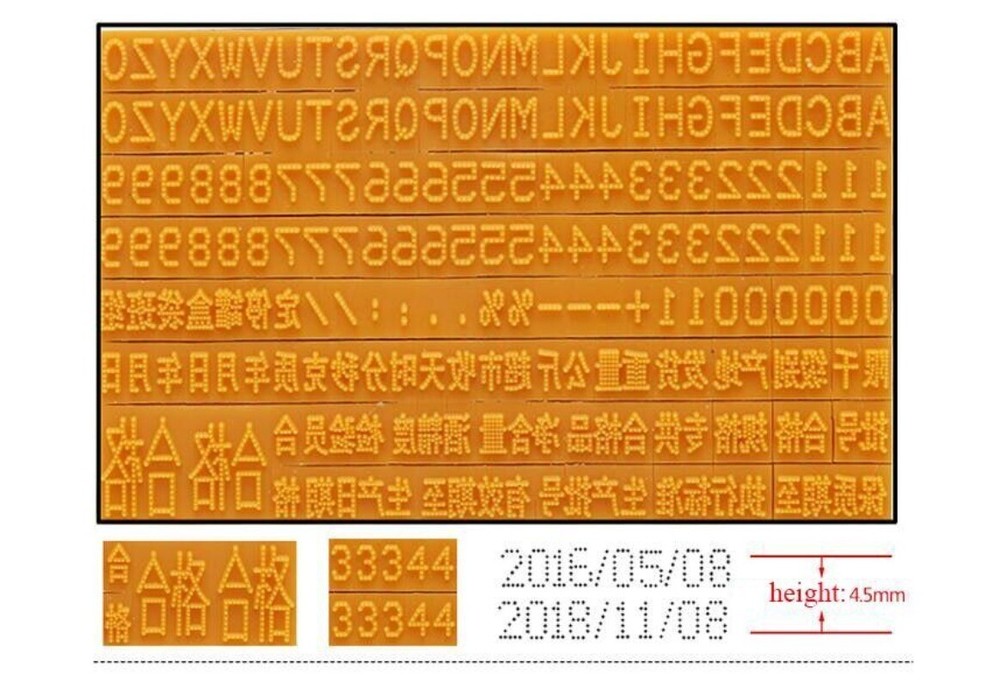 Handheld Coder, Ink Date Printer Date Stamp for Food Plastic Bag Packaging