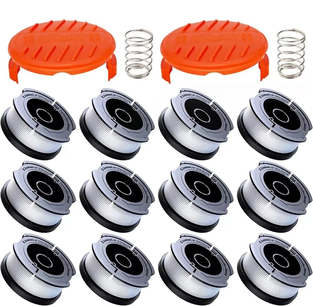 6/12 Pack For BLACK+DECKER AF-100-3ZP 30ft .065" String Trimmer Line Spool