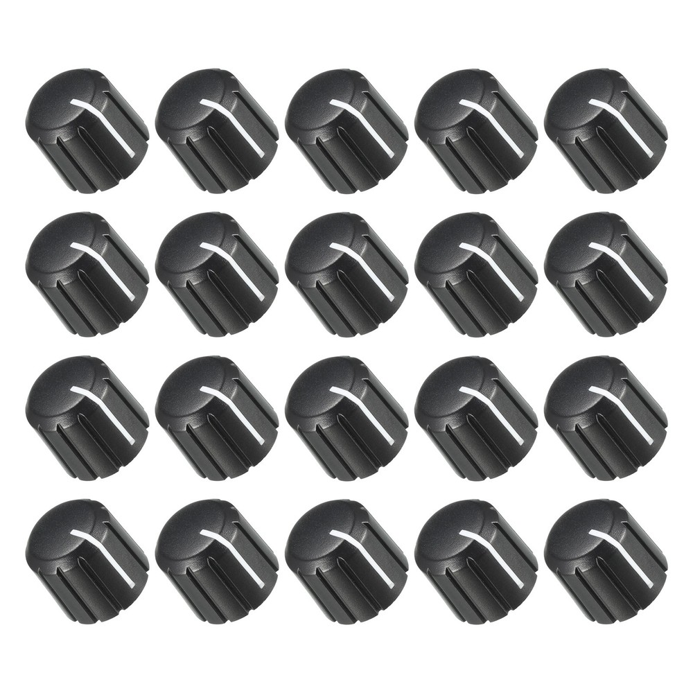 Potentiometer Knob Knurled Shaft Insert D Type Switch Knobs, [for Audio Device]