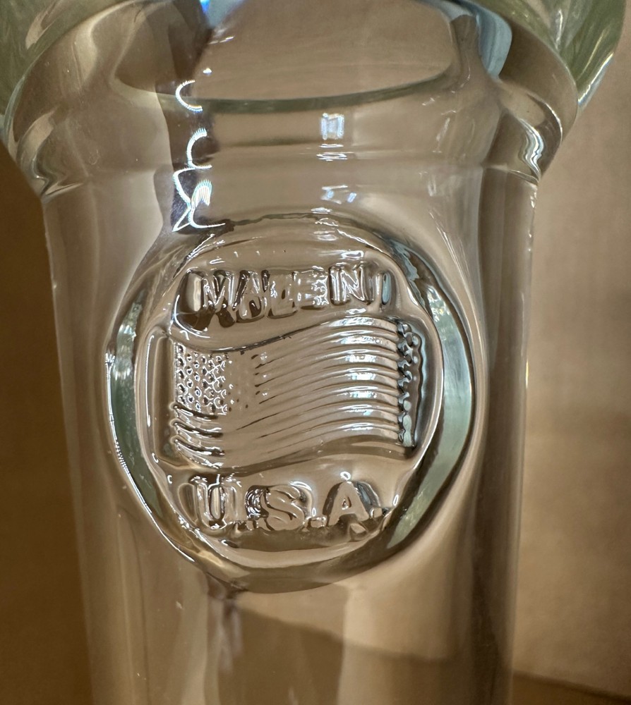 13″ Compton Glass Beaker Bong, Water Pipe Grinder Combo