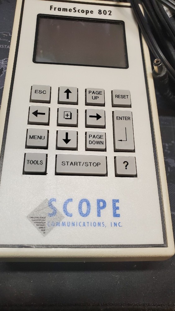 FRAMESCOPE 802 Ethernet Network Tester RJ45 scope communications ASM802FSC
