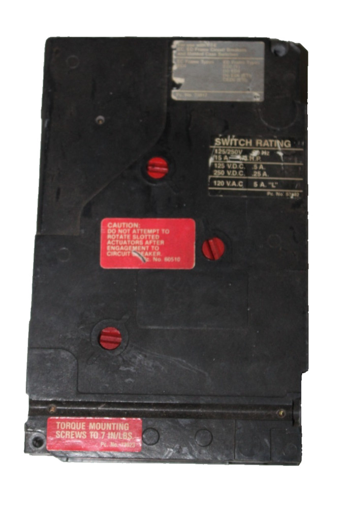 ITE U01ED60 120V AC Undervoltage Trip for ED Frame Breakers