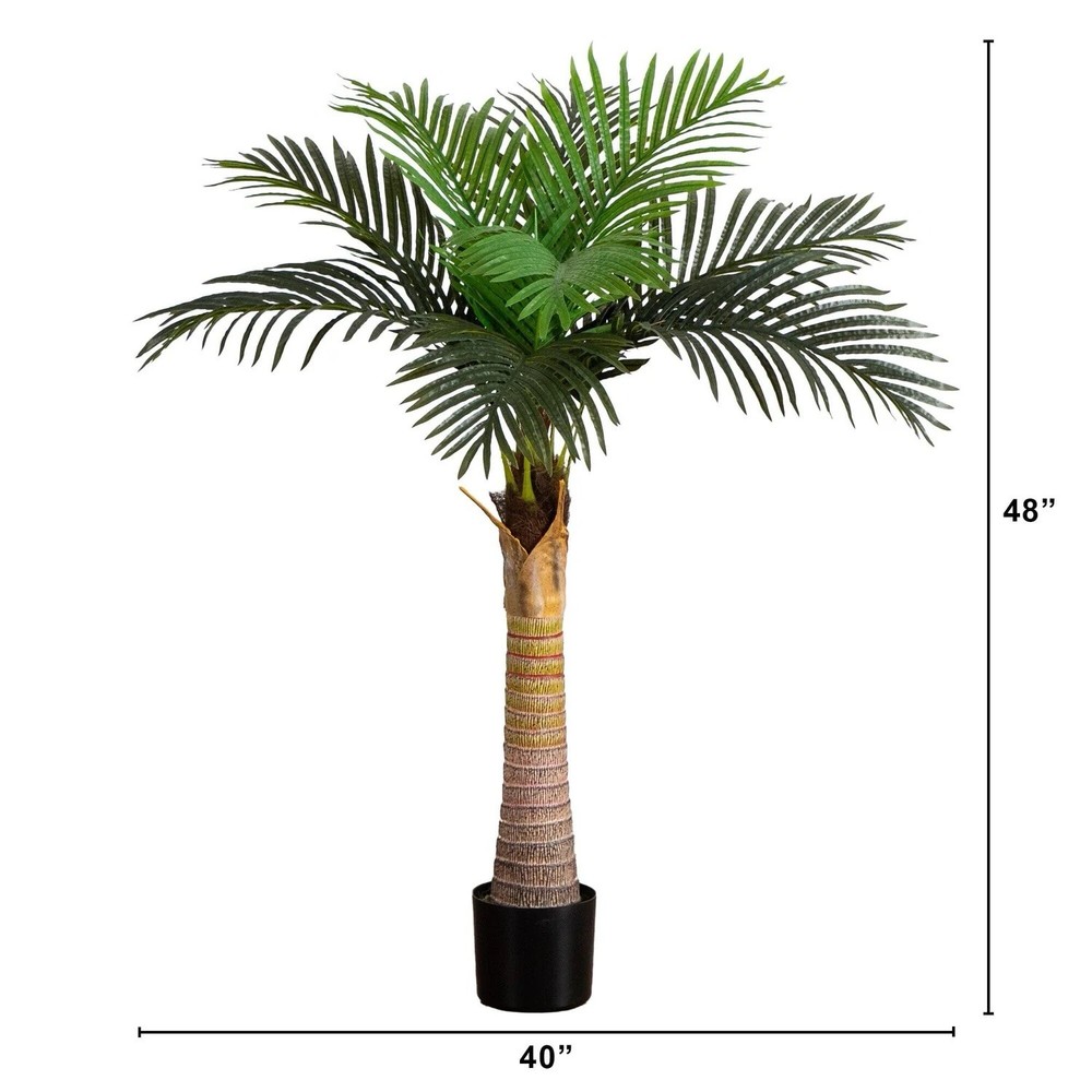 4’ Artificial Coconut Palm Tree. Retail $132