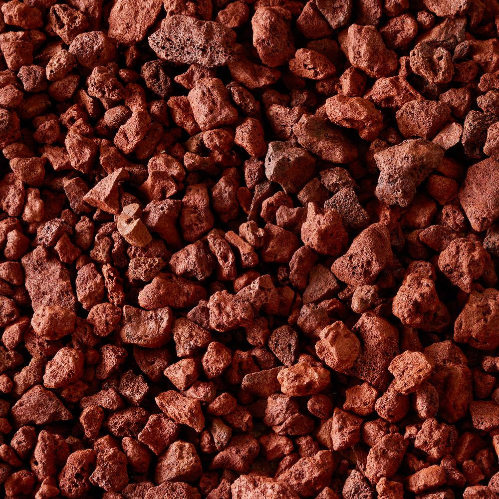 Red Porous Cinder Lava Rocks 8lb. Denitrifying Aquarium Grill Landscape Fire Pit