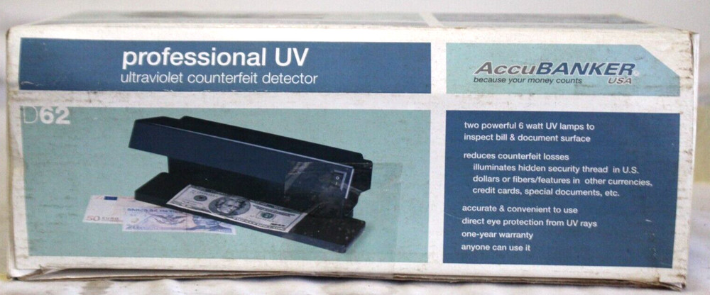 Consygen Counterfeit Blacklight Detector C0P UV Machine (A-8)