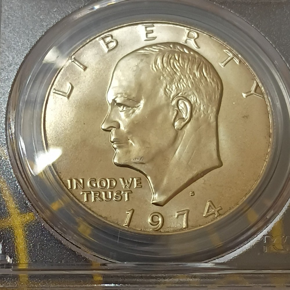 1974 S $1 Silver Ike Eisenhower Dollar PCGS MS66