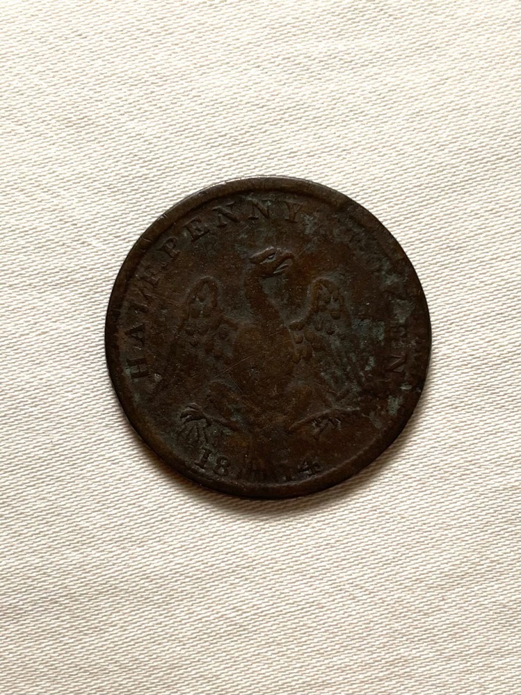 1814 Canada Half Penny Spread Eagle Token