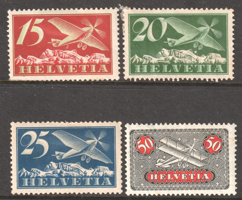 SWITZERLAND 1923 - 37 AIRMAIL