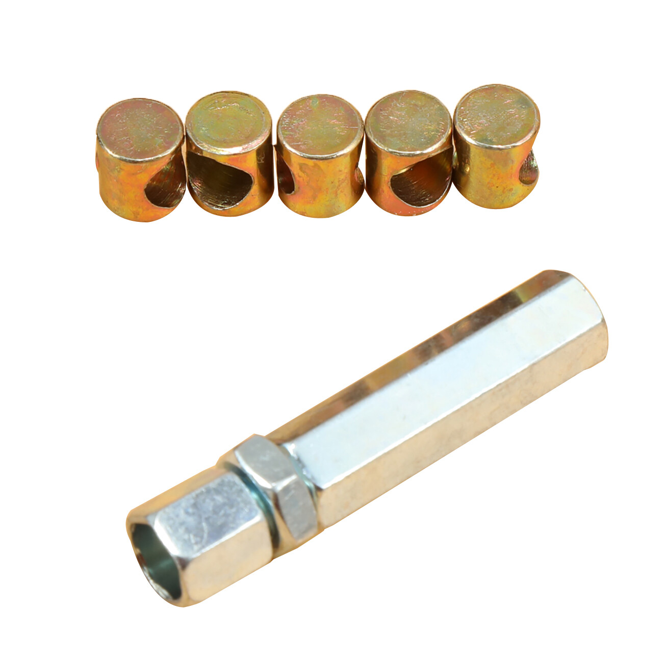 5 Metre Throttle Cable Kit Motorcycle Nipple Ferrule Pit Dirt Bike Universal DIY