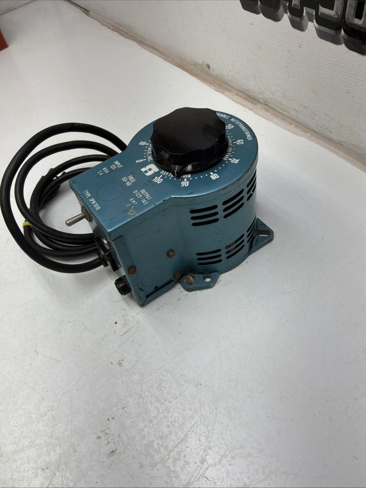 Staco Variable Auto transformer 3PN1010 10AMP Input 120 KVA 1.4