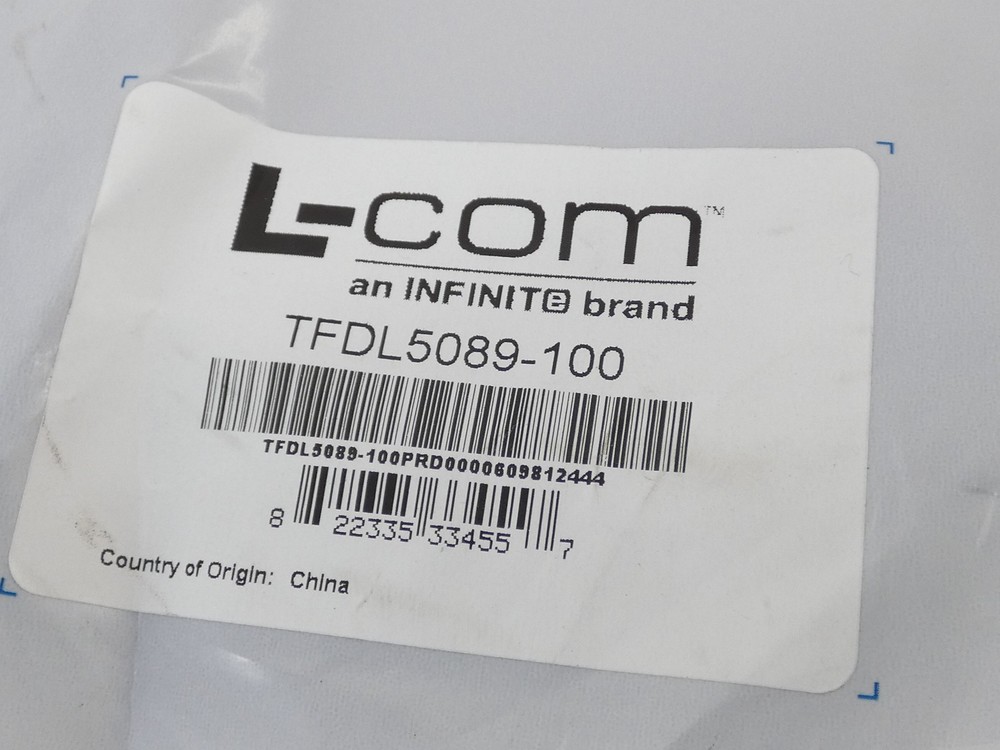 L-Com TFDL5089-100 Electrical Cable 100' - NEW Surplus!
