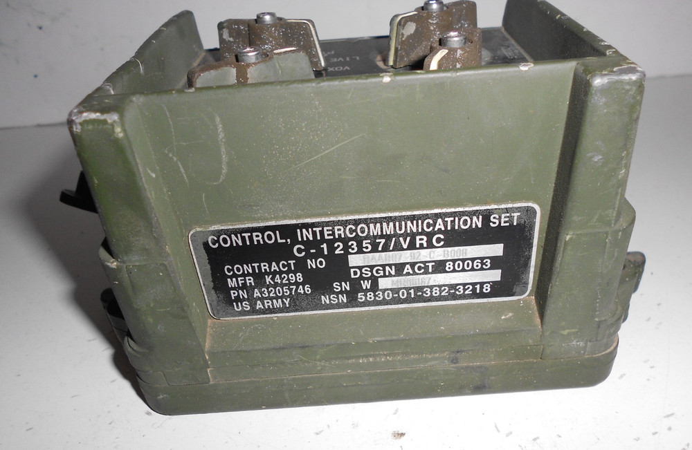 USGI CARC C-12357/VRC Control Intercommunication Set Free Shipping