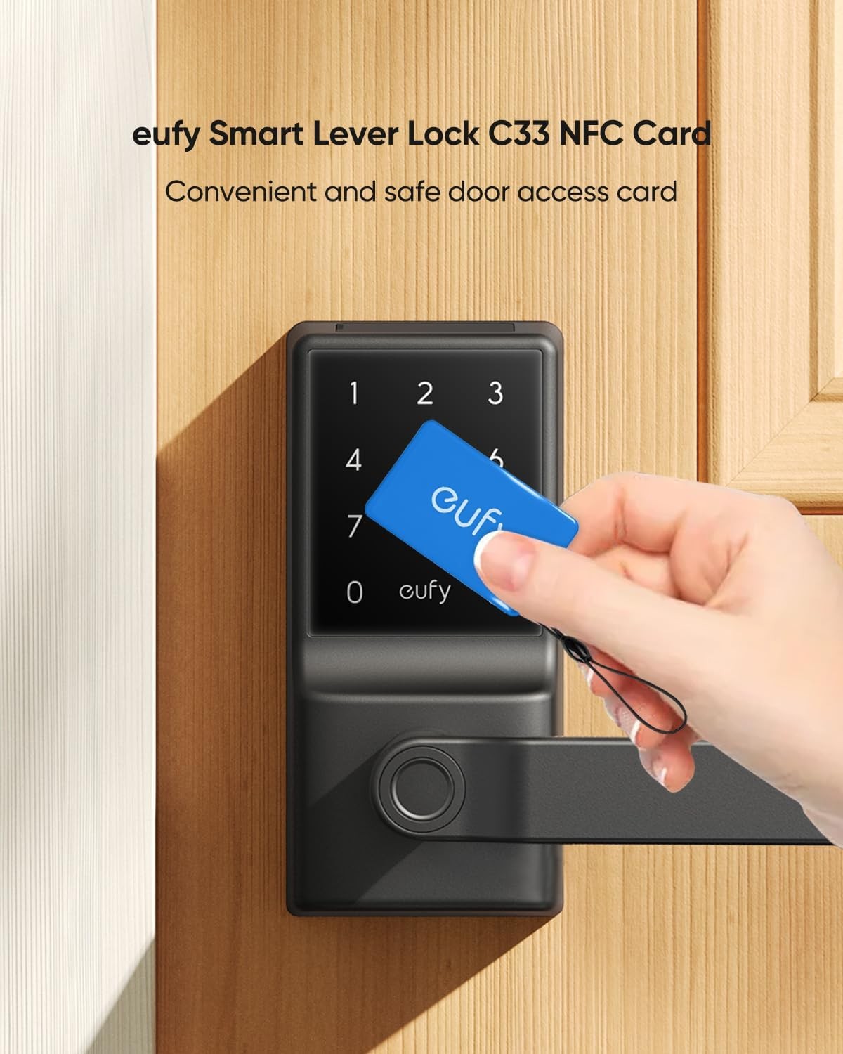 eufy NFC Card 3 Pcs Key Card Access Card Keyless Entry For Smart Lock C33