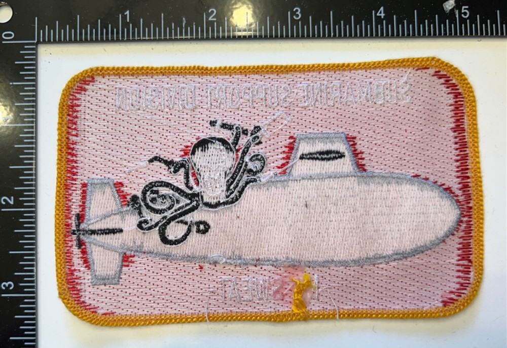 Cold War USN US Navy Sub Submarine Support Division No Sweat Patch