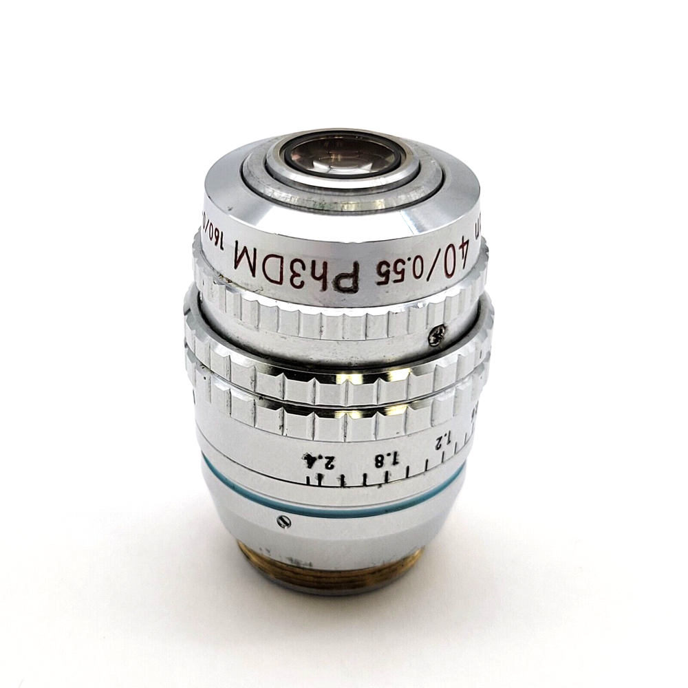 Nikon Microscope Objective Plan 40x PH3 DM ELWD 160/0-2.5 Phase Contrast