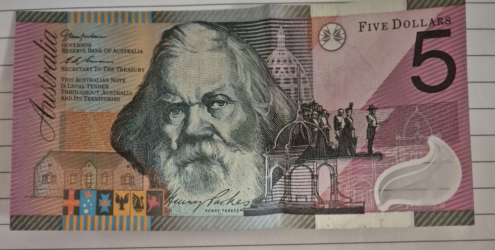 Rare Australian Federation $5 dollar note