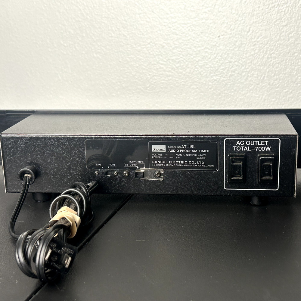 Sansui AT-15L - Digital Audio Program Timer – Vintage & Good Condition