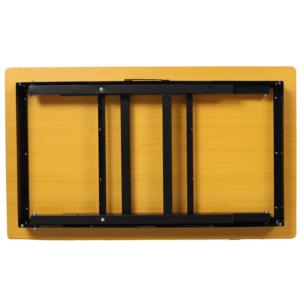 Collapsible Workshop Bench - Built-in Measuring Tools - Portable w/ Carry Handle