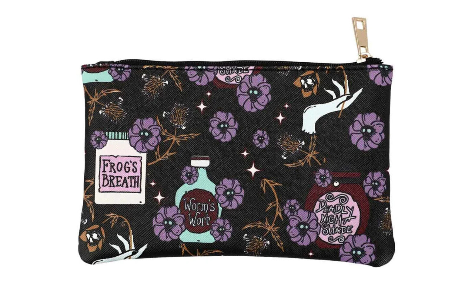 The Nightmare Before Christmas 3pc Mystic Opulence Cosmetic Bag - NEW with Tags