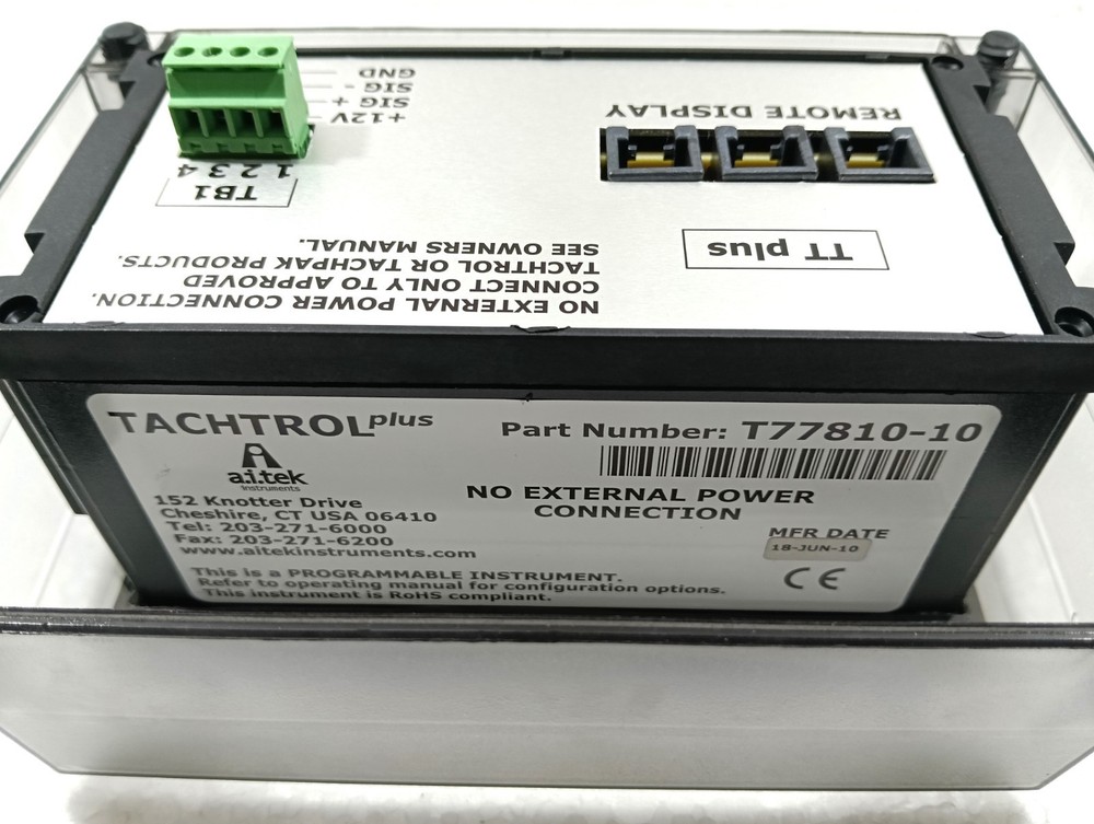 A I TEK INSTRUMENTS TACHTROL PLUS DIGITAL TACHOMETER MODULE 177810-10
