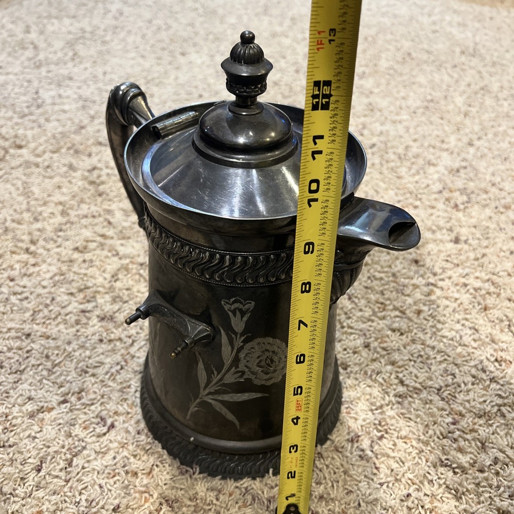 Antique Wilcox Silver Plate Water Pitcher